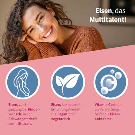 Eisen Komplex Mini-Tabletten (100 Stück) sanotact