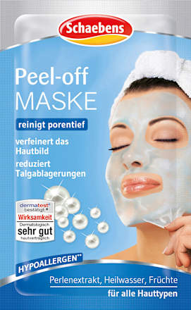 Gesichtsmaske Peel-Off Schaebens