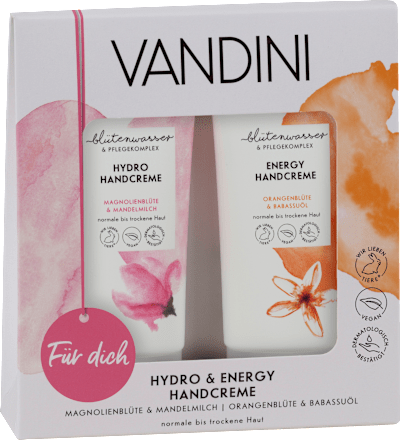 Geschenkset Hydro & Energy Handcreme 2tlg VANDINI