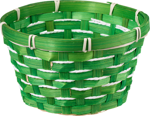 Osterkorb geflochten mit Kordel, rund Dekorieren & Einrichten