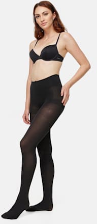 Strumpfhose ultra blickdicht schwarz Gr. 44/48, 80 DEN nur die