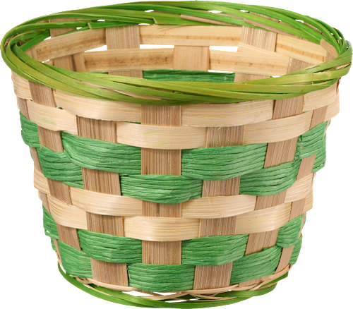 Osterkorb, klein, rund (14,5x9 cm) Dekorieren & Einrichten
