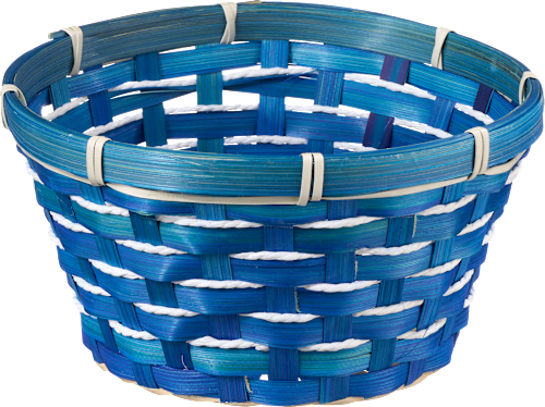 Osterkorb geflochten mit Kordel, rund Dekorieren & Einrichten