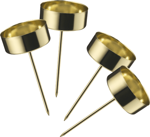 Teelichthalter zum Stecken, gold Dekorieren & Einrichten