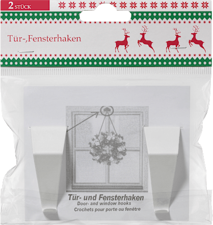Tür- & Fensterhaken, weiß Dekorieren & Einrichten