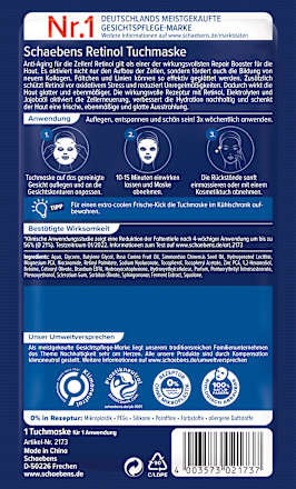 Tuchmaske Retinol Schaebens