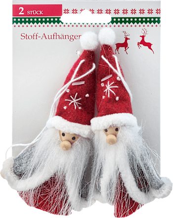 Stoffwichtel, rot-grau Dekorieren & Einrichten