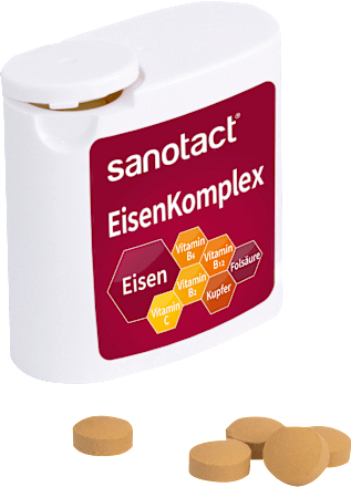 Eisen Komplex Mini-Tabletten (100 Stück) sanotact