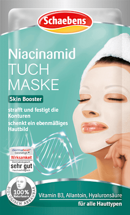 Tuchmaske Niacinamid Schaebens