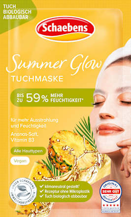 Tuchmaske Summer Glow  Schaebens