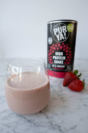 Proteinpulver 62% High Protein, Strawberry  PURYA!