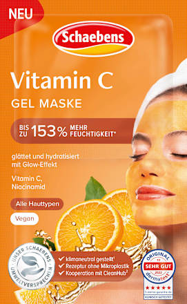 Gesichtsgelmaske Vitamin C Schaebens