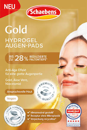 Augenpads Hydrogel Gold Schaebens