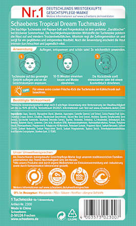 Tuchmaske Tropical Dream Schaebens