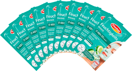 Gesichtsmaske Feuchtigkeit (10 St x2x5 ml) Schaebens