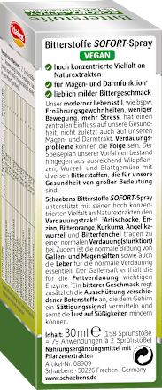 Bitterstoffe Sofort-Spray  Schaebens