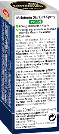 Melatonin Sofort-Spray Duo-Komplex Schaebens