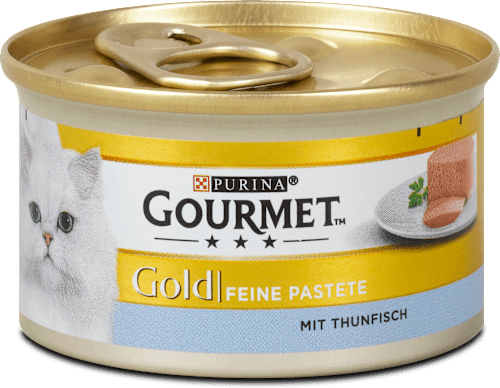 Nassfutter Katze Gold Feine Pastete mit Tunfisch Purina Gourmet