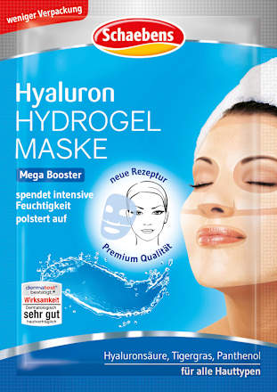 Maschera Hyaluron Hydrogel mega booster Schaebens
