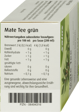 Kräutertee Mate grün Salus