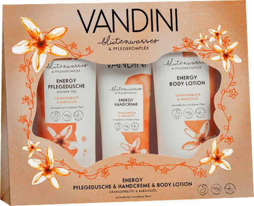 Geschenkset Energy Körperpflege VANDINI