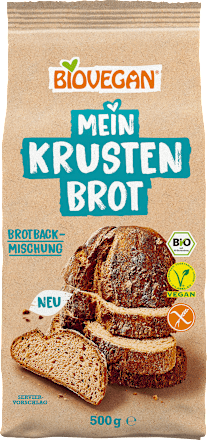 Backmischung, Mein Krustenbrot, glutenfrei BIOVEGAN