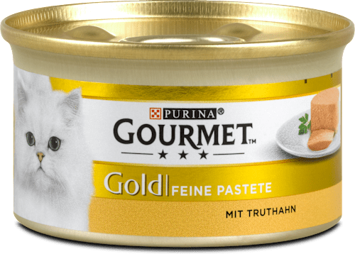 Nassfutter Katze Gold Feine Pastete mit Truthahn Purina Gourmet