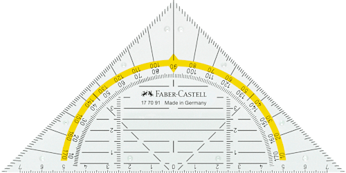 Geometrie-Dreieck 14cm Faber-Castell