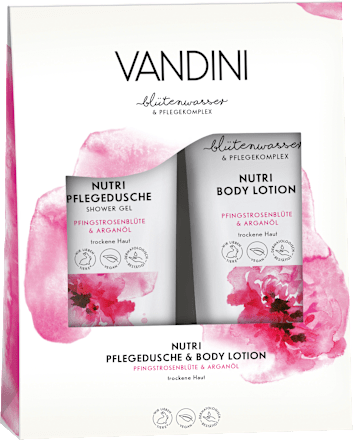 Geschenkset Nutri Körperpflege Pflegedusche & Body Lotion VANDINI