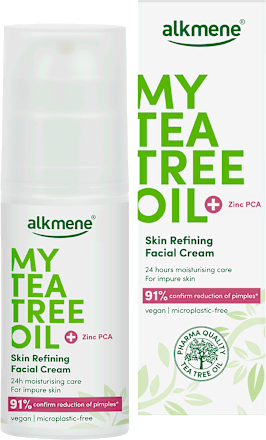 Крем против несъвършенства, чаено дърво и цинк alkmene