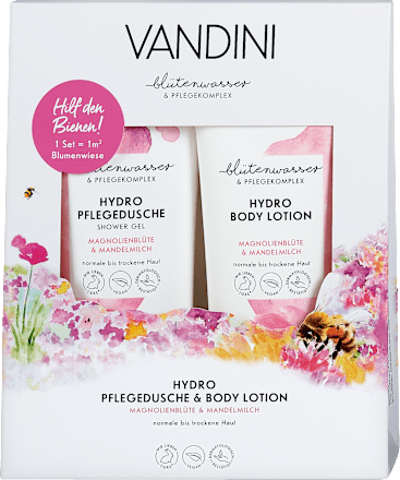 Hydro Geschenkset Pflegedusche & Body Lotion VANDINI
