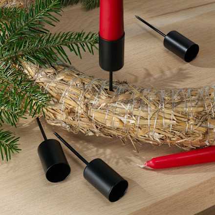 Kerzenhalter zum Stecken, schwarz Dekorieren & Einrichten