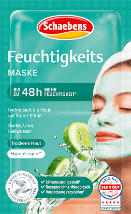 Gesichtsmaske Feuchtigkeit Sofort-Effekt (2 x 5 ml) Schaebens
