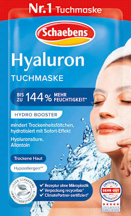 Tuchmaske Hyaluron  Schaebens