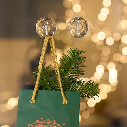 Saugnapfhalterung mit Haken, groß Dekorieren & Einrichten