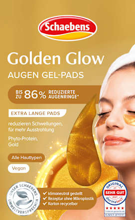 Augenpads Golden Glow (1 Paar) Schaebens