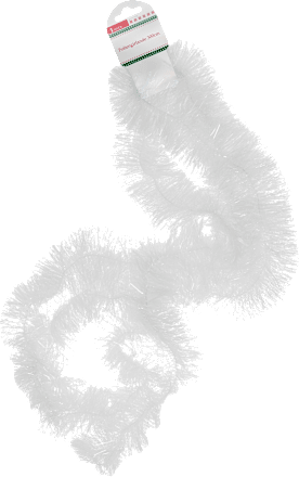 Foliengirlande, weiß beschneit (3 m) Dekorieren & Einrichten