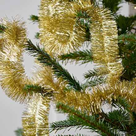 Foliengirlande, gold Dekorieren & Einrichten