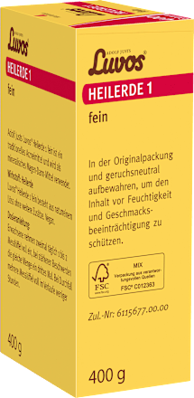 Heilerde 1 fein innerlich bei Sodbrennen und Durchfall Luvos Heilerde