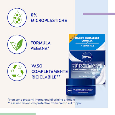 Crema giorno e notte rigenerante 24h idratazione NIVEA