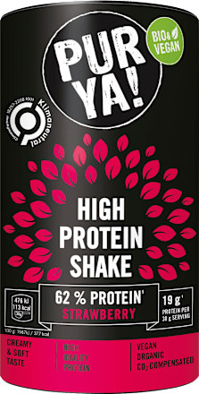 Proteinpulver 62% High Protein, Strawberry  PURYA!