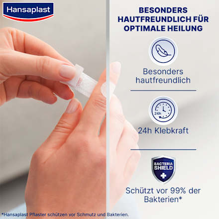 Pflaster Sensitive Strips weiß Hansaplast