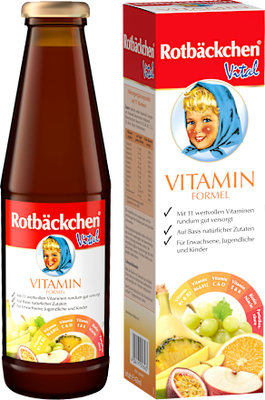 Saft Vital Vitaminformel Rotbäckchen
