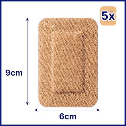 Flexibler Wundverband (6x9 cm) Hansaplast