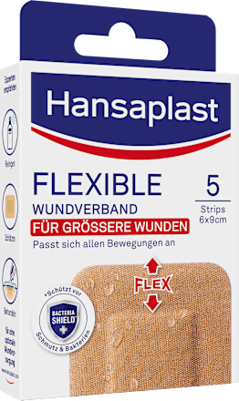Flexibler Wundverband (6x9 cm) Hansaplast