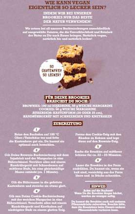 Backmischung Brookies Brownies mit Keks BIOVEGAN