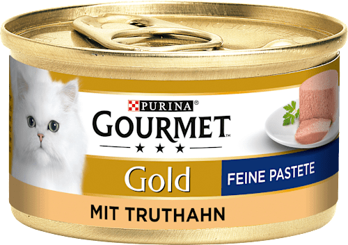 Nassfutter Katze Gold Feine Pastete mit Truthahn Purina Gourmet