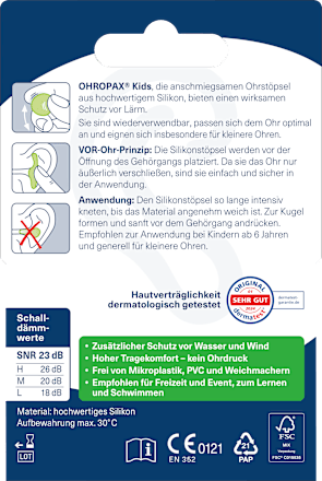 Ohrstöpsel Kids Ohropax