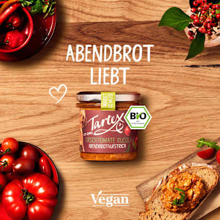 Brotaufstrich, Kirschtomate Rucola Tartex