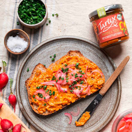 Brotaufstrich Paprika Trio Tartex